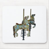 Hübscher Mergo Round Carousel Pferde Maus Pad Mousepad (Vorne)
