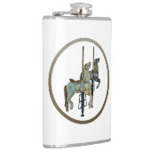 Hübscher Merry Go Round Carousel Pferde Drink Flas Flachmann (Rechts)