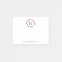 Hübscher Mit Monogramm Grünkranz