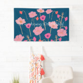 Hübscher, moderner Blumengeburtstag mit individuel Banner (Insitu)