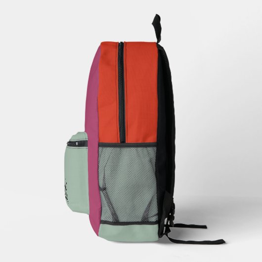 Hübscher, moderner Individuelle Name Bedruckter Rucksack (Rechts)