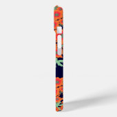 Hübscher Mohnorange Case-Mate iPhone Hülle (Rückseite / Links)