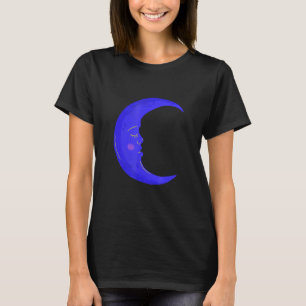 Hübscher Mond mit Gesicht T-Shirt
