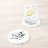 Hübscher "Morning Tee" Getränkeuntersetzer (Seite)