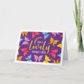 Hübscher Muttertag der Schmetterlingsmutter Karte (Vorderseite)