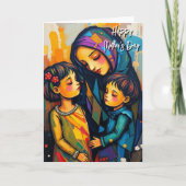 Hübscher Muttertag Karte (Vorderseite)