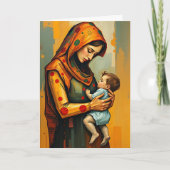 Hübscher Muttertag | Mama und Baby Karte (Vorderseite)