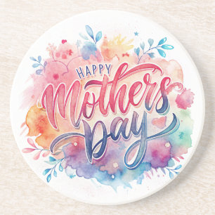 Hübscher Muttertag Sandstone-Untersetzer Getränkeuntersetzer
