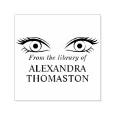 Hübscher Name der Bibliothek "Eyes Eyes" Permastempel (Design)