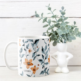 Hübscher Name der Blume Personalisiert Kaffeetasse