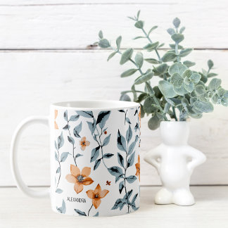 Hübscher Name der Blume Personalisiert Kaffeetasse