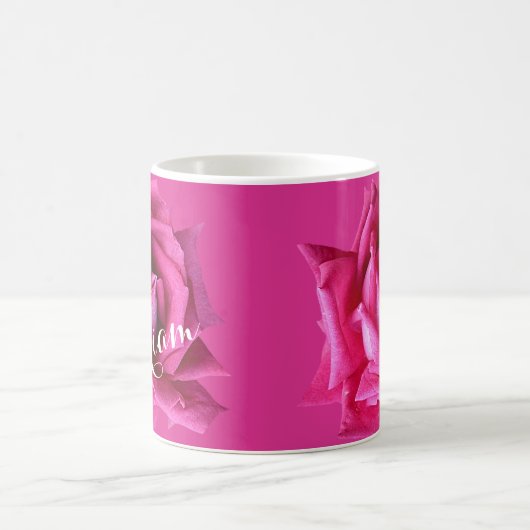 Hübscher Name des Miriams, Liebe in heißen rosa R Kaffeetasse (Mittel)