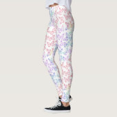Hübscher Niedlicher Girl Pastel Butterfly Pattern Leggings (Links)