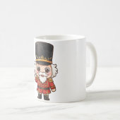 Hübscher Nussknacker Soldat Weihnachtskaffeebecher Kaffeetasse (VorderseiteRechts)