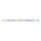 Hübscher Ombre Pastel Rainbow Gradient Strip Satinband (Vorderseite)