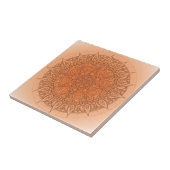 Hübscher orange orientalischer Entwurf Fliese (Seite)