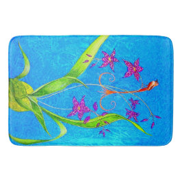 Hübscher Orchid Bird Badematte