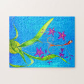Hübscher Orchid Bird Puzzle (Horizontal)