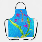 Hübscher Orchid Bird Schürze (Vorderseite)