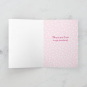 Hübscher Ostereier-Sondertext Feiertagskarte (Innenseite)