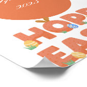 hübscher Ostergeschenkkarte Poster (Ecke)