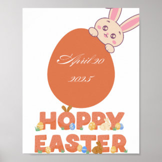 hübscher Ostergeschenkkarte Poster