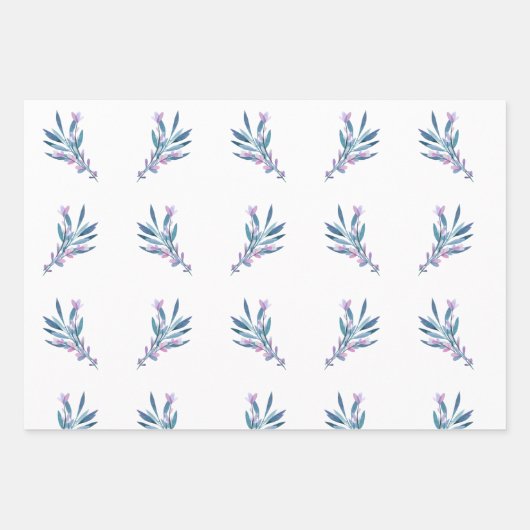 Hübscher Osterhasen und Eier Geschenkpapier Set (Vorderseite 2)