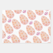 Hübscher Osterhasen und Eier  Geschenkpapier Set (Vorderseite)