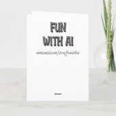 Hübscher Ozean mit Meerglas denken über Sie Karte (Rückseite)