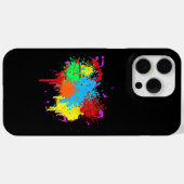 Hübscher Paint-Spritzer-Malvorgang Abstrakter Art Case-Mate iPhone Hülle (Rückseite (Horizontal))