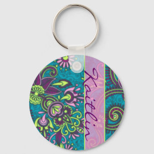 Hübscher Paisley-Schlüsselanhänger Schlüsselanhänger