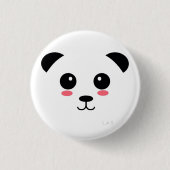 Hübscher Panda Button (Vorderseite)