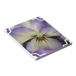 Hübscher Pansy-Notizblock Notizblock