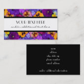 Hübscher Pansy Visitenkarte (Vorne/Hinten)