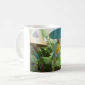 Hübscher Papagei Kaffeetasse (Vorderseite Links)