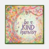 Hübscher Pastelbaum ist eine menschliche Inspiriti Magnet (Vorne)