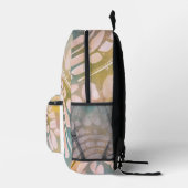 Hübscher, pastellfarbener Regenbogen Bedruckter Rucksack (Rechts)