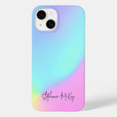 Hübscher Pastellverlauf personalisiert Case-Mate iPhone Hülle (Rückseite)