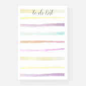 hübscher Pastellwatercolor gemalter Entwurf Post-it Klebezettel (Vorderseite)