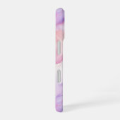 Hübscher Personalisierter Abstrakter Marmor Rosa L iPhone 16 Hülle (Rechte Seite)