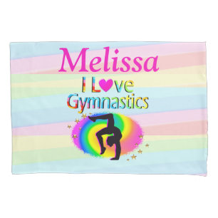 HÜBSCHER PERSONALISIERTER FALL I LIEBE GYMNASTICS  KISSENBEZUG