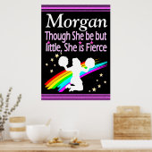 HÜBSCHER PERSONALISIERTER FIERCE CHEERLEADER POSTE POSTER (Küche)