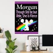 HÜBSCHER PERSONALISIERTER FIERCE CHEERLEADER POSTE POSTER (Heimbüro)