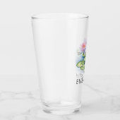 Hübscher Personalisierter Geburtstag Monat Blume I Glas (Rechts)