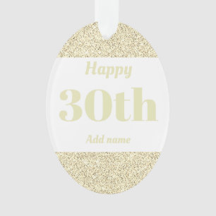 Hübscher personalisierter Geburtstagsgeschenk-Orna Ornament