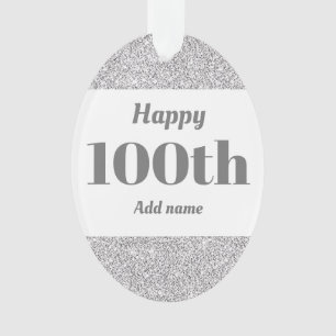 Hübscher personalisierter Geburtstagsgeschenk-Orna Ornament