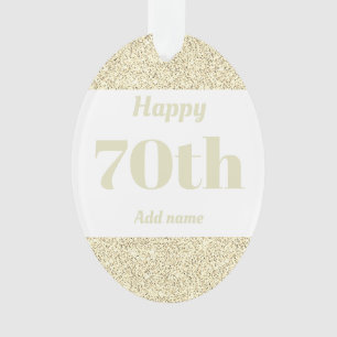 Hübscher personalisierter Geburtstagsgeschenk-Orna Ornament