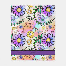 Hübscher Personalisierter Name Fleecedecke