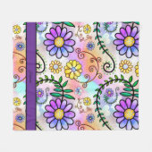 Hübscher Personalisierter Name Fleecedecke (Vorderseite (Horizontal))