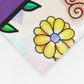 Hübscher Personalisierter Name Fleecedecke (Ecke)